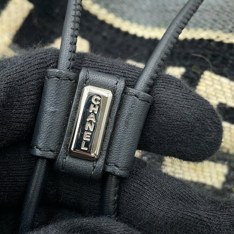 香奈兒 Deauville 單肩包 A57536 黑色-5