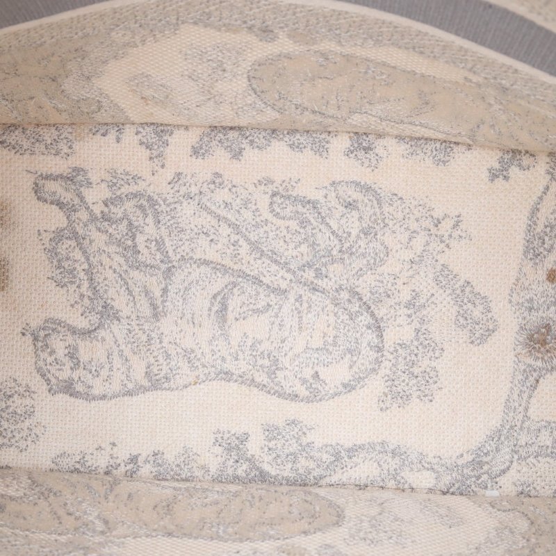 DIOR BookTote中號36灰色帆布2020肩背包-2