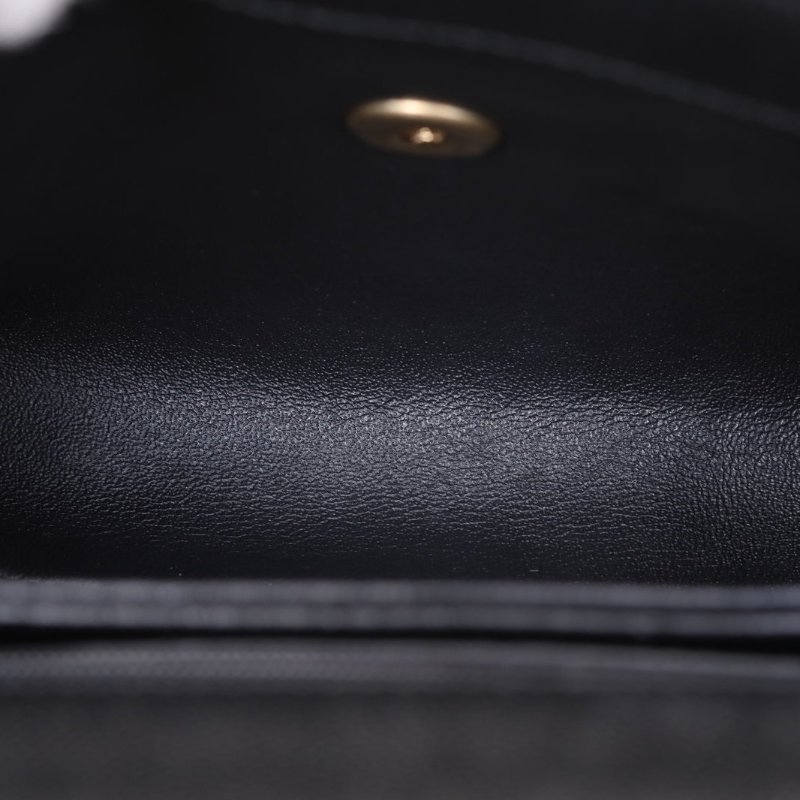 CHANEL 黑色荔枝牛皮26開金扣CocoHandle小號蛇皮手柄肩背包-3