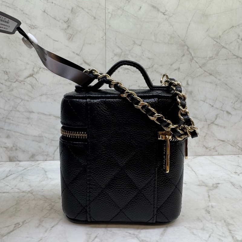 CHANEL黑金迷你練條化妝包/31-2