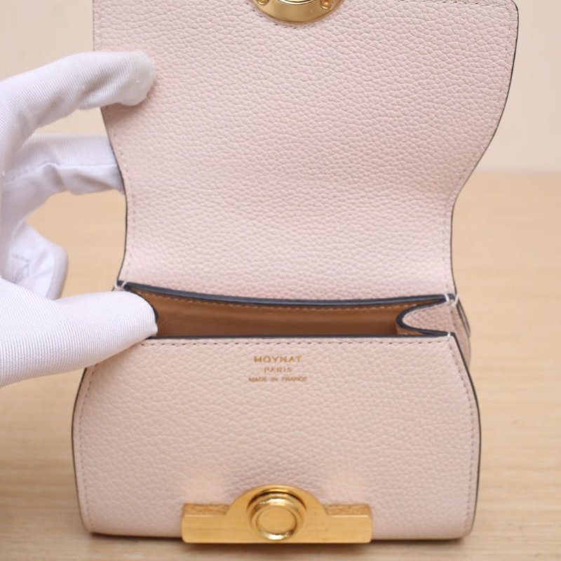 MOYNAT RejaneNa4.5裸粉色牛皮肩背包-2