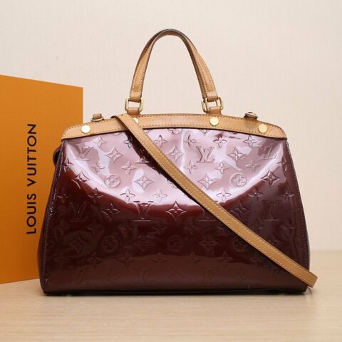 LOUIS VUITTON BREA醫生包中號33紅色漆皮2012肩背包