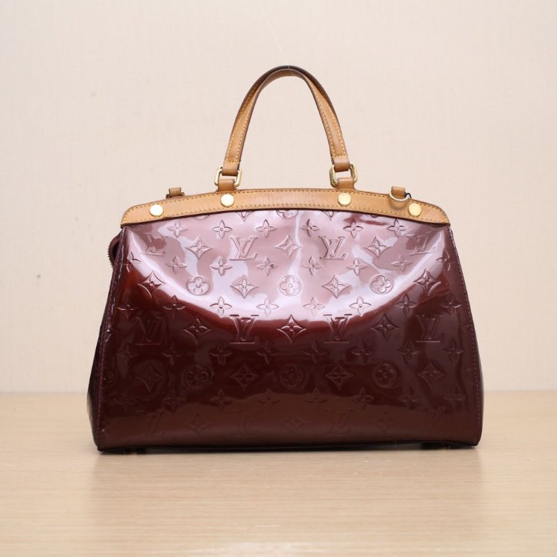 LOUIS VUITTON BREA醫生包中號33紅色漆皮2012肩背包-1