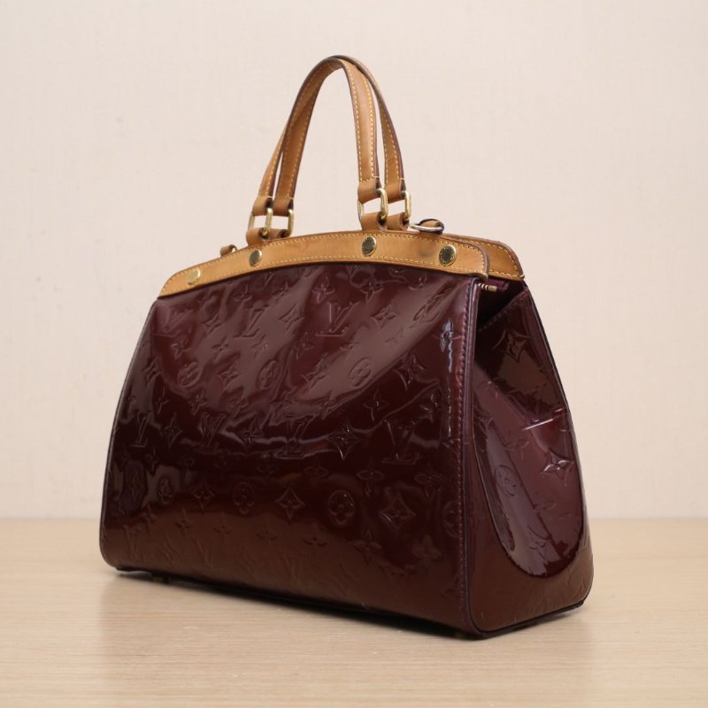 LOUIS VUITTON BREA醫生包中號33紅色漆皮2012肩背包-4