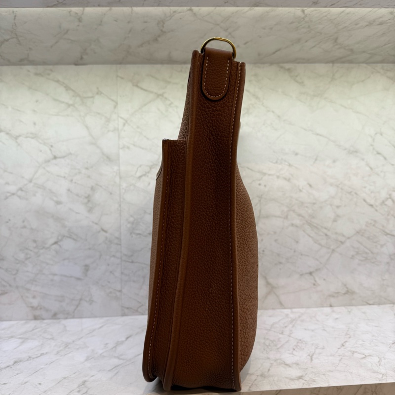 HERMES EVEL YNE29焦糖色金扣/Z-1
