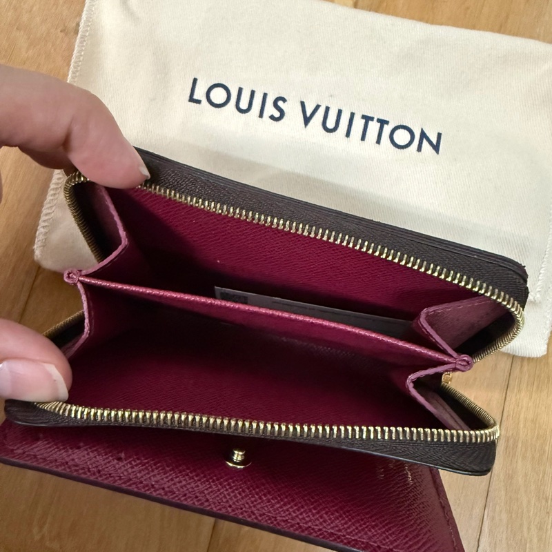Louisvuitton Lou短夾/LV粉色短夾-1