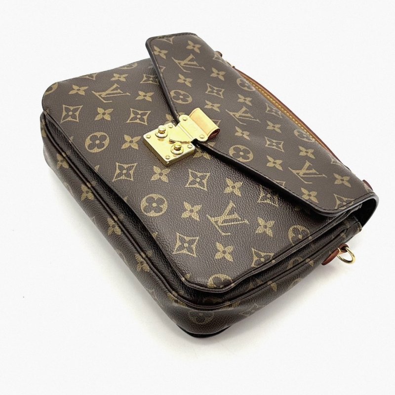 LV 經典老花郵差肩背斜背包24*20*6 98新配件塵袋-1