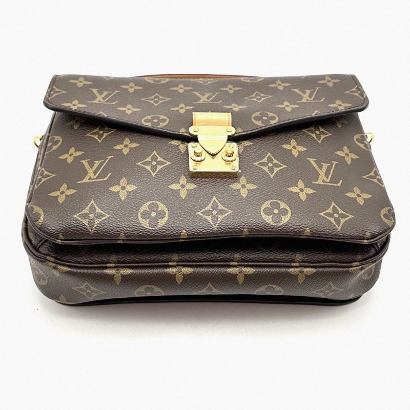 LV 經典老花郵差肩背斜背包24*20*6 98新配件塵袋-3