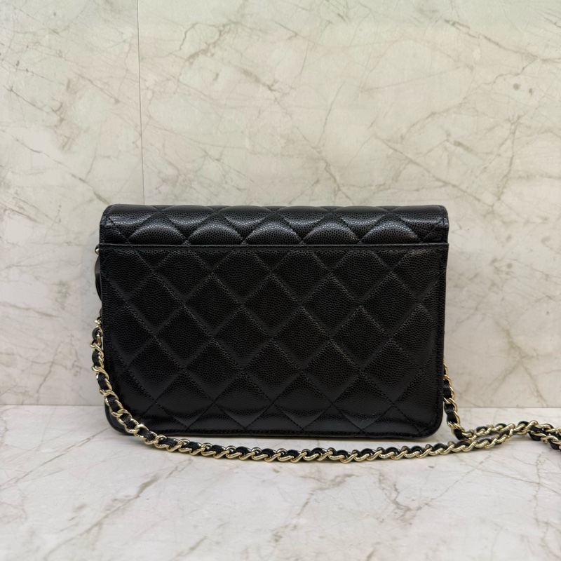 CHANEL黑金二合一鍊條包/3-1