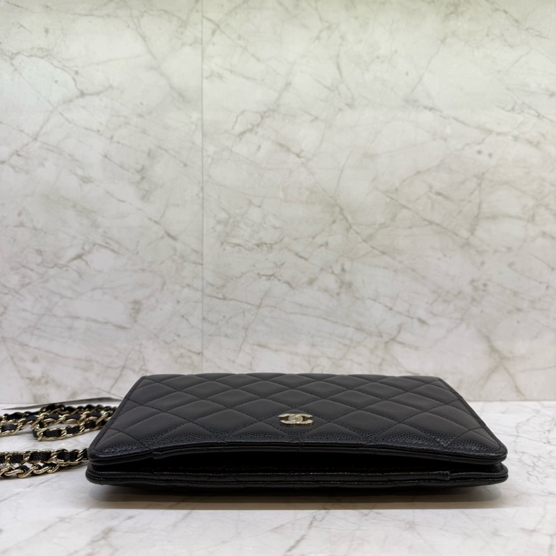 CHANEL黑金二合一鍊條包/3-4