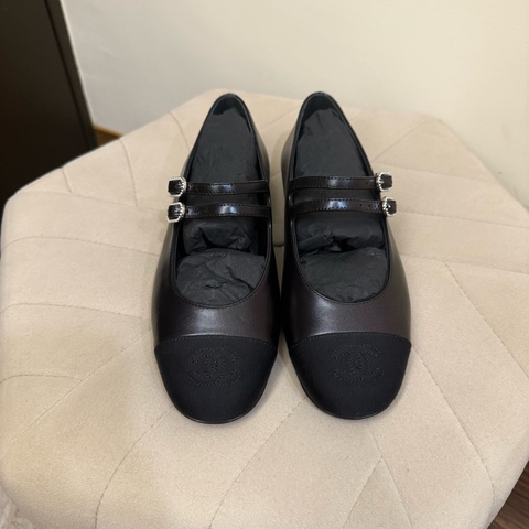 Chanel黑色瑪麗珍娃娃鞋 全新台灣專櫃購入 尺寸36