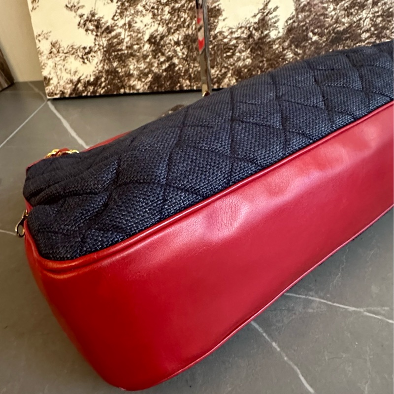 (MYMluxurybag) 🔥聖誕激安🔥 Chanel 牛仔袋 肩背袋 托特袋 牛仔全皮袋 古董袋-7