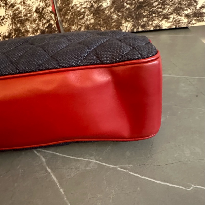 (MYMluxurybag) 🔥聖誕激安🔥 Chanel 牛仔袋 肩背袋 托特袋 牛仔全皮袋 古董袋-9