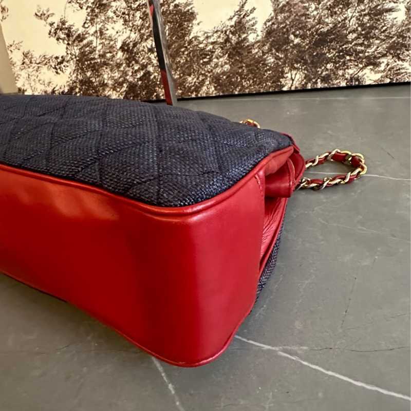 (MYMluxurybag) 🔥聖誕激安🔥 Chanel 牛仔袋 肩背袋 托特袋 牛仔全皮袋 古董袋-10