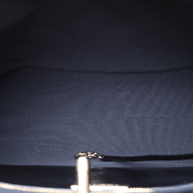 CHANEL 31Bag中號橫版36黑色羊皮晶片開金扣肩背包-3