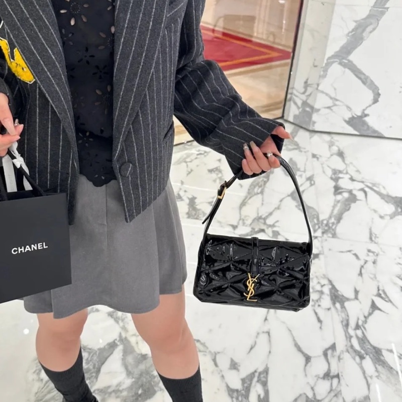 YSL LE 57漆皮HOBO袋-2