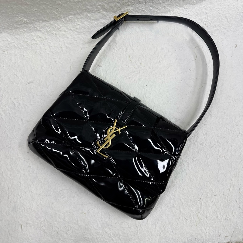 YSL LE 57漆皮HOBO袋-4