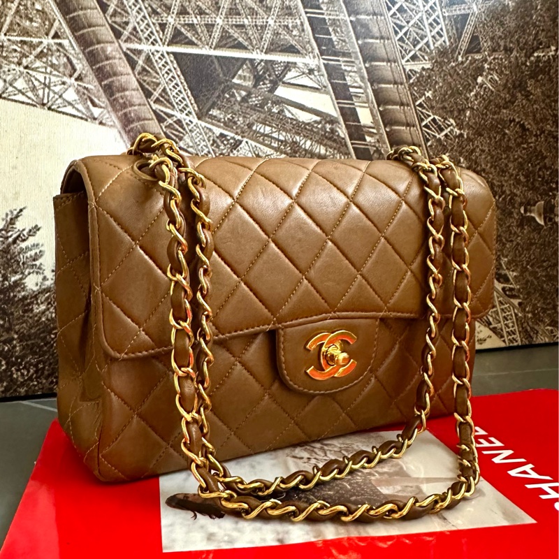 (MYMluxurybag) 🔥Chanel🔥 稀有 羊皮袋 鏈條袋 肩背袋 古董袋-2