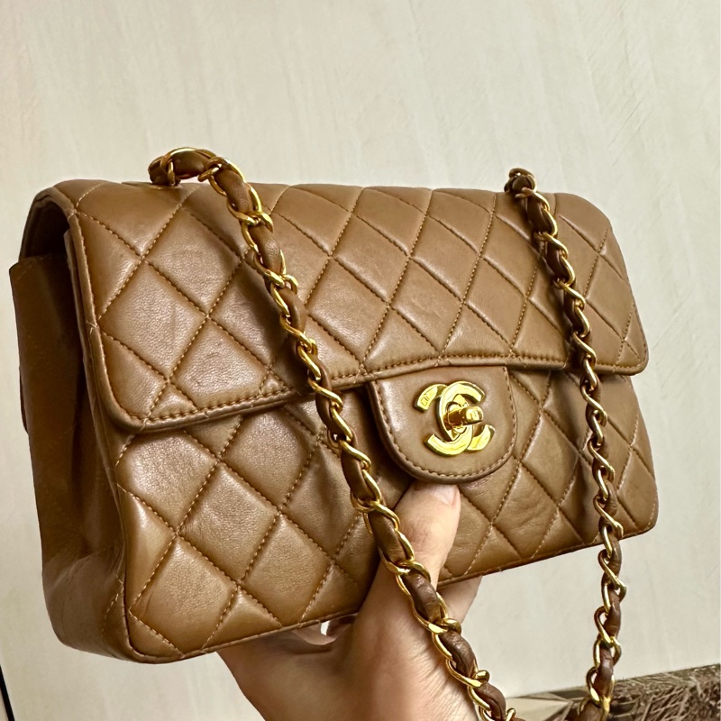 (MYMluxurybag) 🔥Chanel🔥 稀有 羊皮袋 鏈條袋 肩背袋 古董袋-4