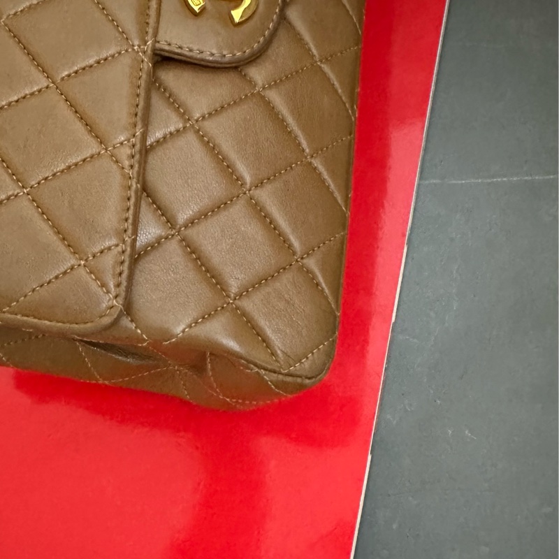 (MYMluxurybag) 🔥Chanel🔥 稀有 羊皮袋 鏈條袋 肩背袋 古董袋-14