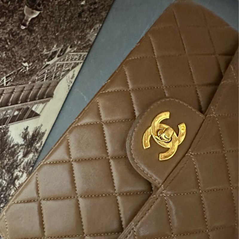 (MYMluxurybag) 🔥Chanel🔥 稀有 羊皮袋 鏈條袋 肩背袋 古董袋-20