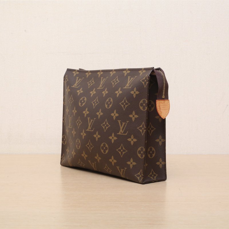 LOUIS VUITTON PocheToilette26號洗漱包老花PVC2020洗漱包26號肩背包-2