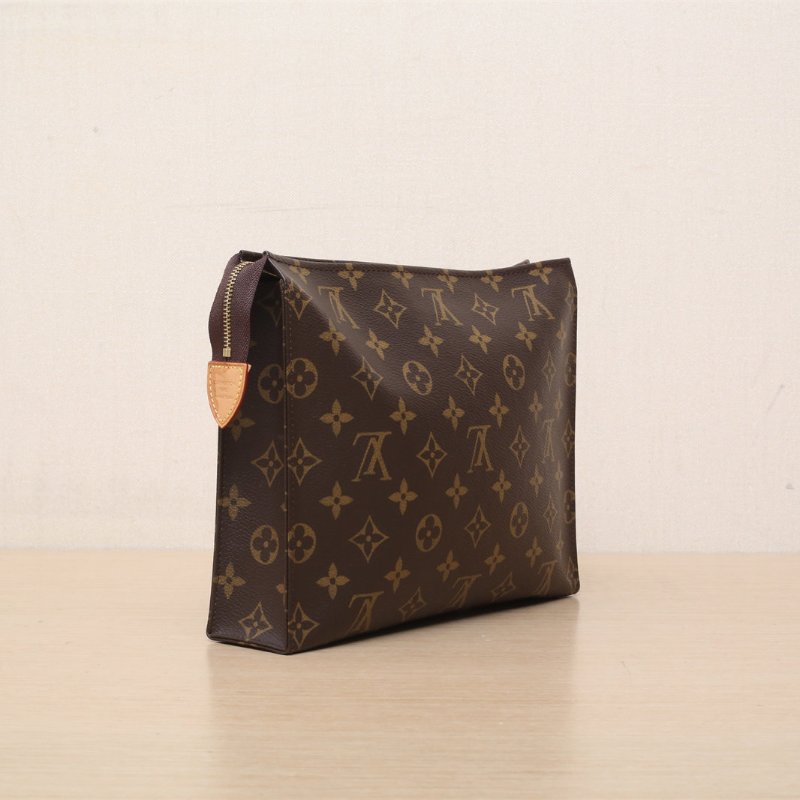 LOUIS VUITTON PocheToilette26號洗漱包老花PVC2020洗漱包26號肩背包-4