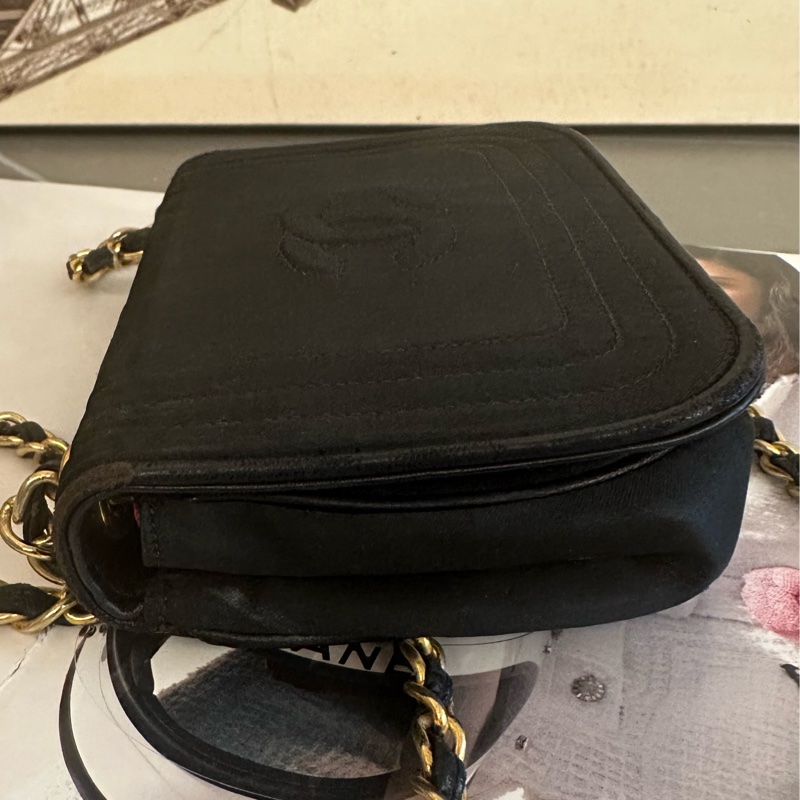 (MYMluxurybag) 🔥聖誕激安🔥 Chanel 黑金 WOC 鏈條袋 古董袋肩背包 斜背袋-4