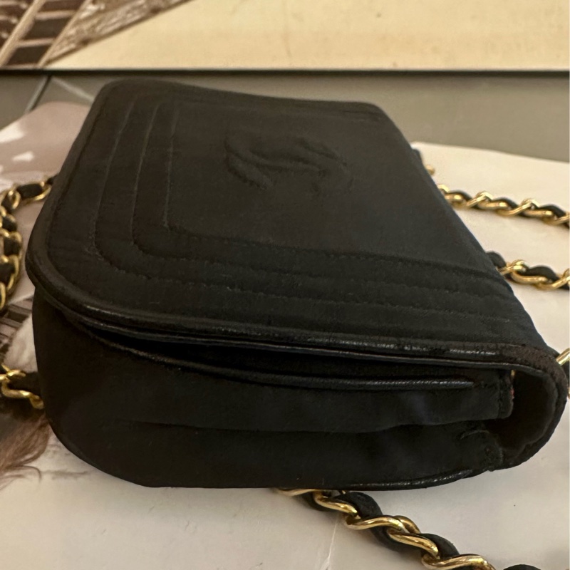 (MYMluxurybag) 🔥聖誕激安🔥 Chanel 黑金 WOC 鏈條袋 古董袋肩背包 斜背袋-13