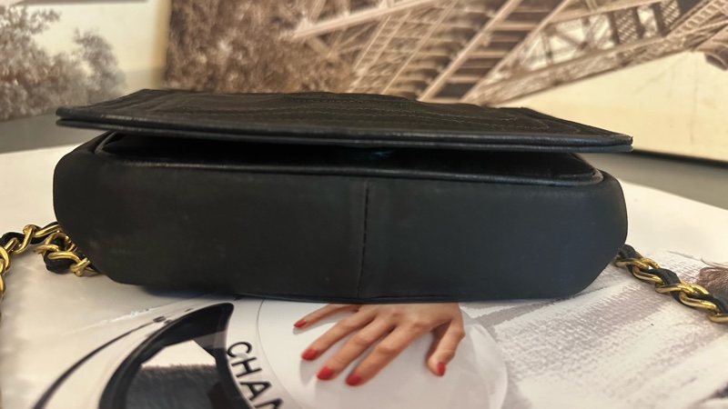 (MYMluxurybag) 🔥聖誕激安🔥 Chanel 黑金 WOC 鏈條袋 古董袋肩背包 斜背袋-20