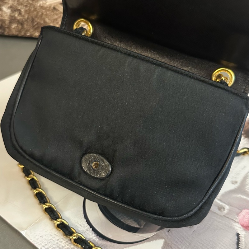 (MYMluxurybag) 🔥聖誕激安🔥 Chanel 黑金 WOC 鏈條袋 古董袋肩背包 斜背袋-21