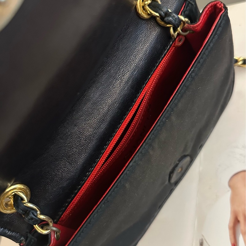 (MYMluxurybag) 🔥聖誕激安🔥 Chanel 黑金 WOC 鏈條袋 古董袋肩背包 斜背袋-23