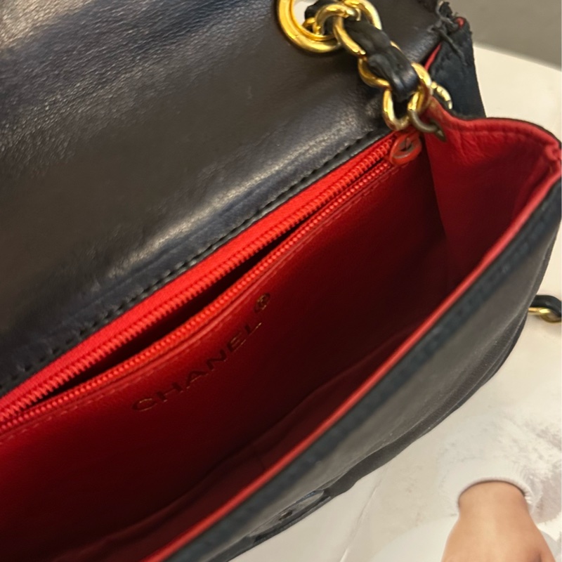 (MYMluxurybag) 🔥聖誕激安🔥 Chanel 黑金 WOC 鏈條袋 古董袋肩背包 斜背袋-24