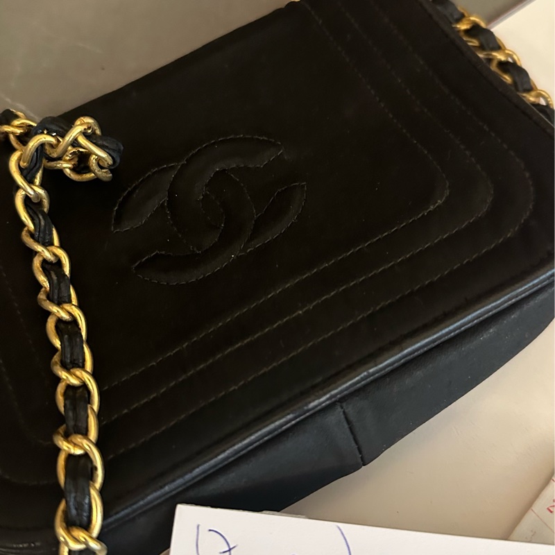 (MYMluxurybag) 🔥聖誕激安🔥 Chanel 黑金 WOC 鏈條袋 古董袋肩背包 斜背袋-31