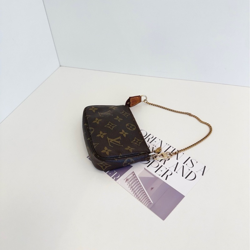 【96新🆕】LV 老花mini麻將包手提包 斜挎包 單肩包-4