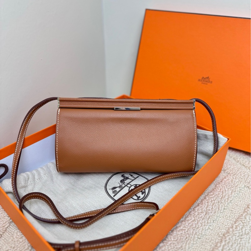 【全套❤️】Hermes Clic-h21 金棕琺瑯扣 D刻 ec皮 斜挎包-1