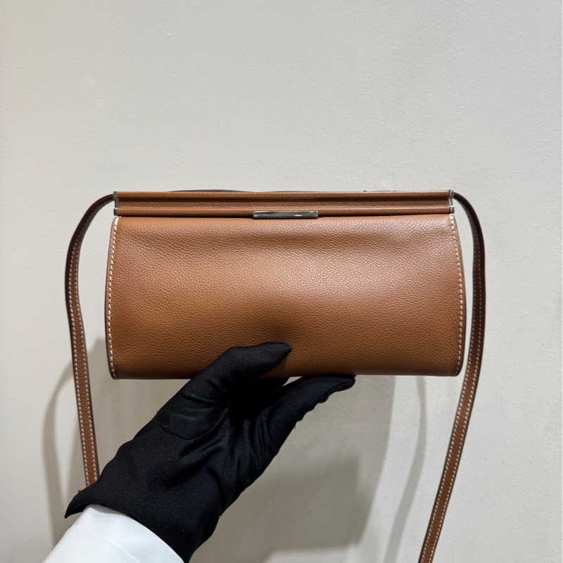 【全套❤️】Hermes Clic-h21 金棕琺瑯扣 D刻 ec皮 斜挎包-2