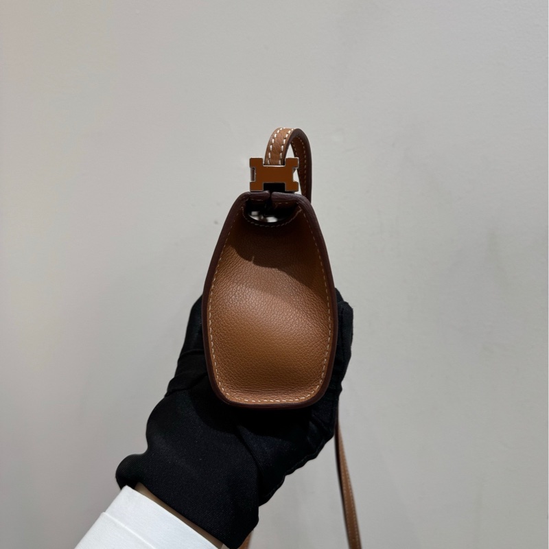 【全套❤️】Hermes Clic-h21 金棕琺瑯扣 D刻 ec皮 斜挎包-4