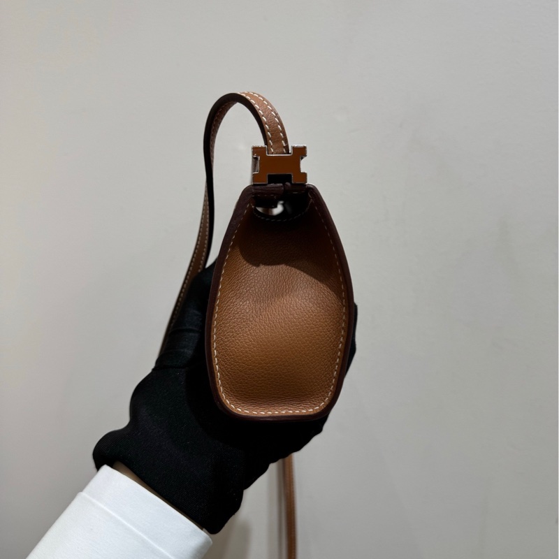 【全套❤️】Hermes Clic-h21 金棕琺瑯扣 D刻 ec皮 斜挎包-5