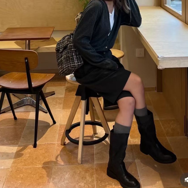 【近新閒置品】Chanel香奈兒薩爾茲堡雙肩包22開無卡 經典粗花呢-13