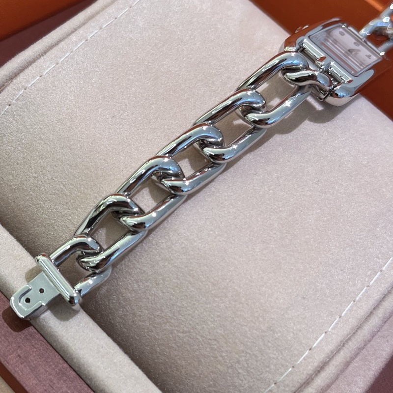 【全新品】Hermes 愛馬仕 Nantucket 女士腕表 藍寶石水晶錶盤 石英機芯 瑞士製造-11