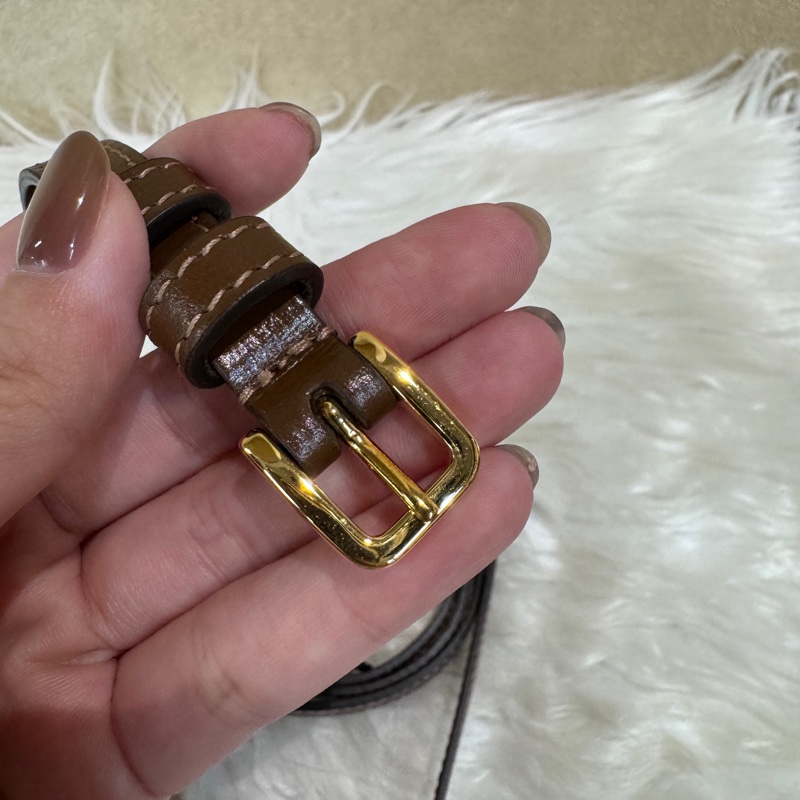 Gucci 1955 PVC 烏木色手機包-13