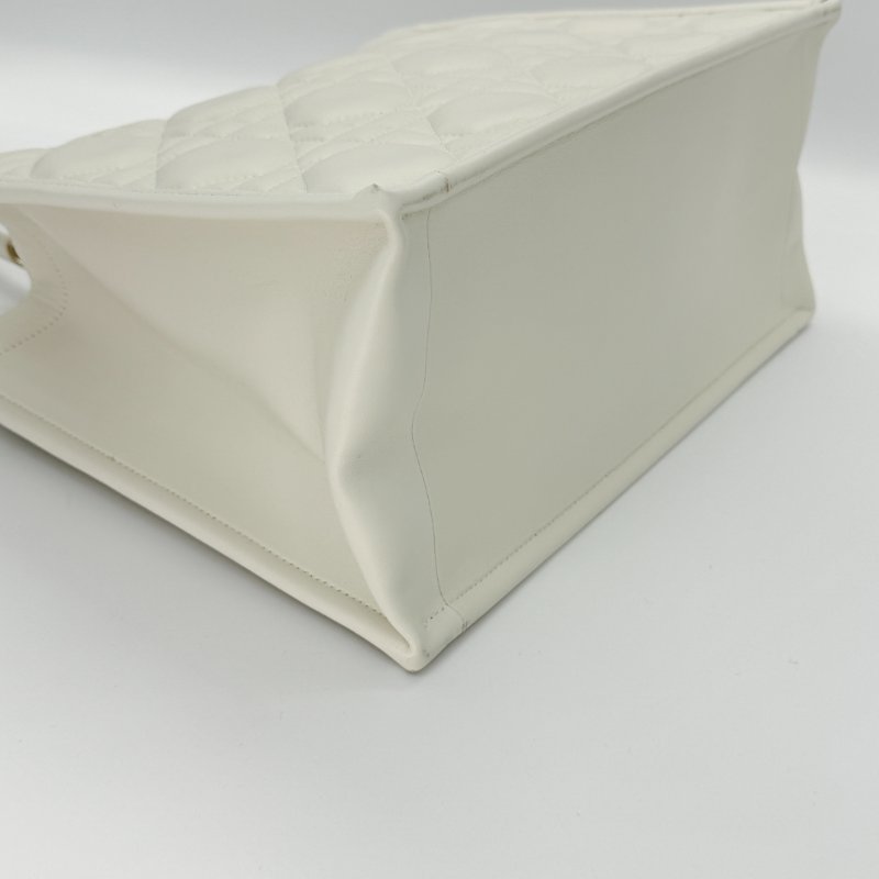 DIOR 迪奧 Book Tote 小牛皮 白色 中型手提單肩包-8