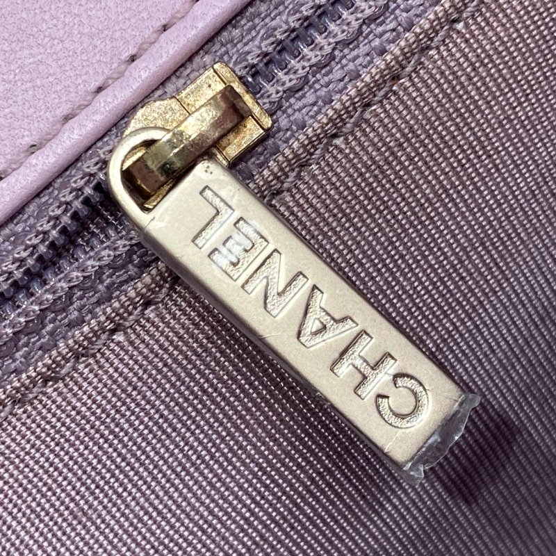 CHANEL 香奈兒 Mademoiselle Chic Flap 羊皮 肩背包 粉色-9