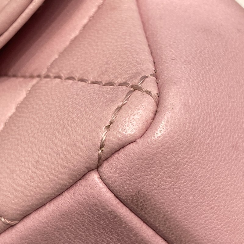 CHANEL 香奈兒 Mademoiselle Chic Flap 羊皮 肩背包 粉色-10