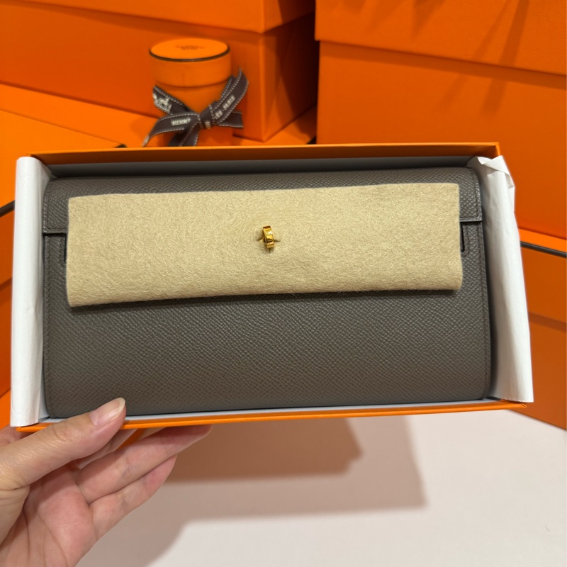 Hermes Kelly Togo 錫器灰8F 金釦 🩶 2025 K刻 僅使用一次-1
