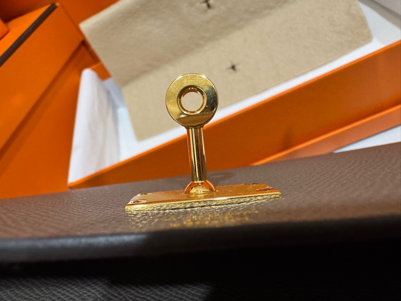 Hermes Kelly Togo 錫器灰8F 金釦 🩶 2025 K刻 僅使用一次-7