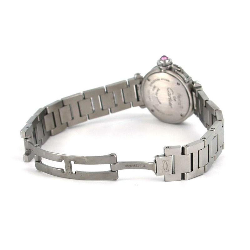 卡地亞 Miss Pasha W3140008 不鏽鋼石英錶-6