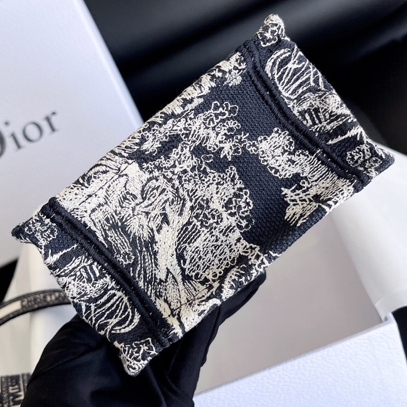 【近新閒置品】DIOR 迪奧 mini 竪版動物園 tote包手提斜挎,新款帶肩帶款-4