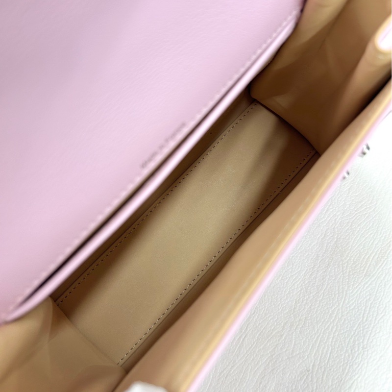 【近新閒置品】Delvaux 德爾沃 粉色tempete小號手提肩背斜挎包-7